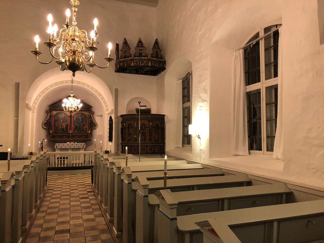 Sct. Knuds kirke indefra